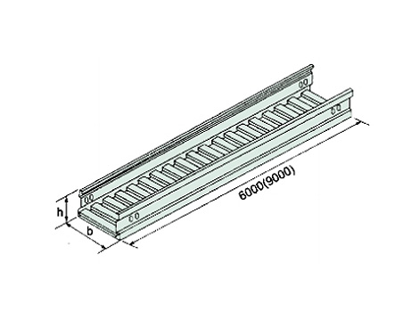 tray(trough) type large-span cable collection bridge frame